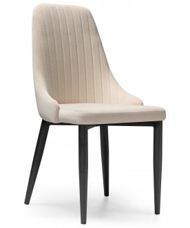 Стул на металлокаркасе Kora beige / black