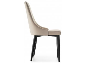 Стул на металлокаркасе Kora beige / black