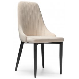 Стул на металлокаркасе Kora beige / black