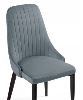 Стул на металлокаркасе Kora gray / black