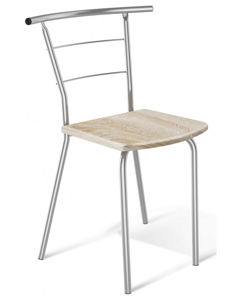 Стул на металлокаркасе SHT-S53 дуб сонома / металлик