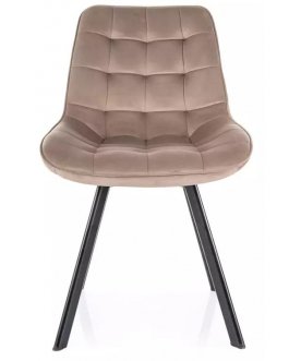 Стул на металлокаркасе Monti Velvet Bluvel 40