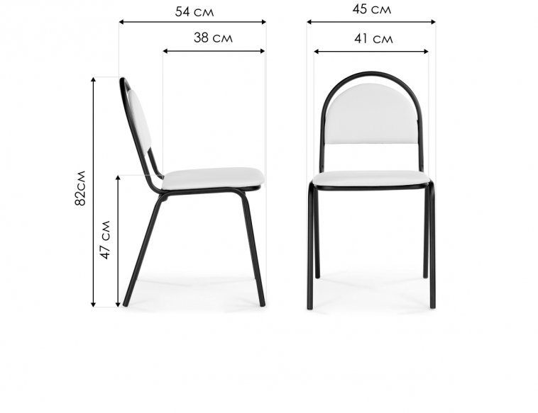 Стул на металлокаркасе Оскар BL бежевый