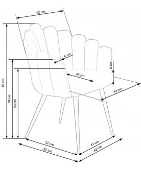 Стул на металлокаркасе Сухнэ
