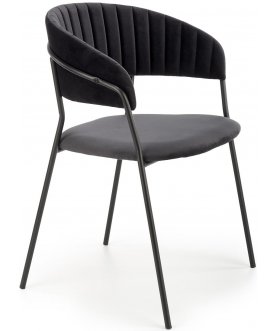 Дизайнерский стул K426 темно-зеленый / черный