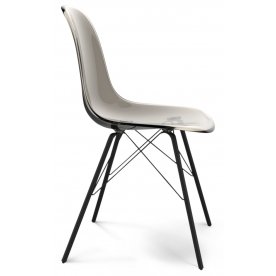 Стул SHT-S37 черный муар / дымчатый