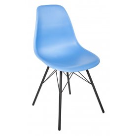 Стул SHT-S37 черный муар / голубой RAL5015