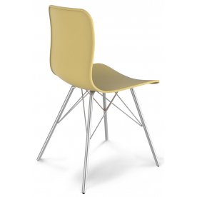 Стул SHT-S40 хром лак / бежевый