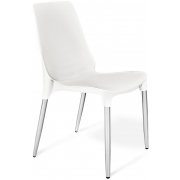 белый / хром лак