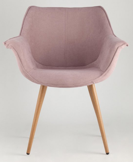 Стул Сорренто с подлокотниками розовый