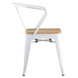 Стул на металлокаркасе Тиоли Арм Вуд