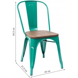 Стул на металлокаркасе Тиоли