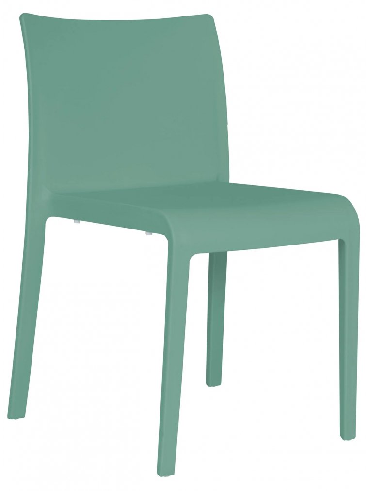 Пластиковый стул Turn зеленый