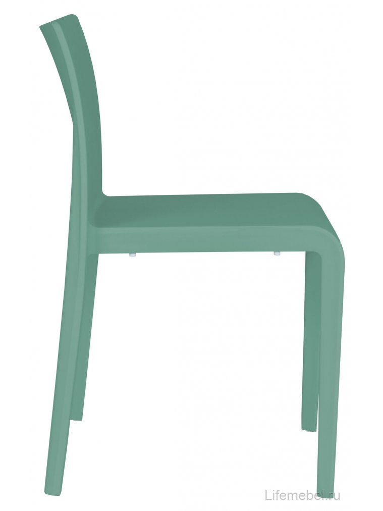 Пластиковый стул Turn зеленый