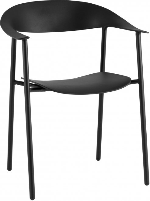 Пластиковый стул Eila черный