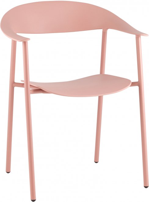 Пластиковый стул Eila розовый