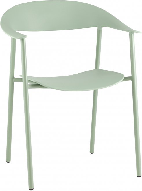 Пластиковый стул Eila зеленый