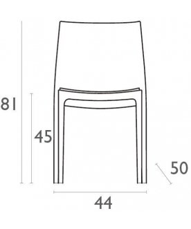 Пластиковый стул Maya