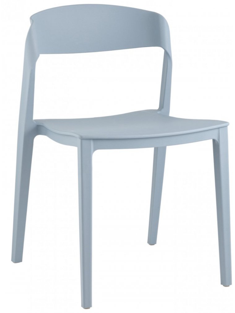 Пластиковый стул Майло, пластик голубой