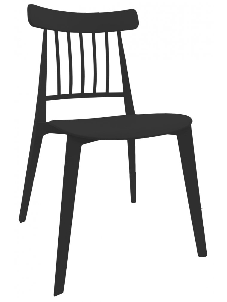 Пластиковый стул SHT-S108 черный