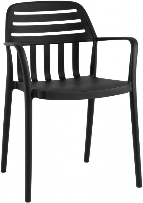 Пластиковый стул Siena черный