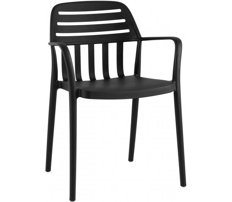 Пластиковый стул Siena черный