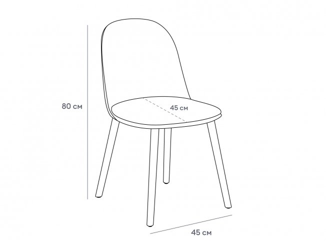 Пластиковый стул Amato зеленый