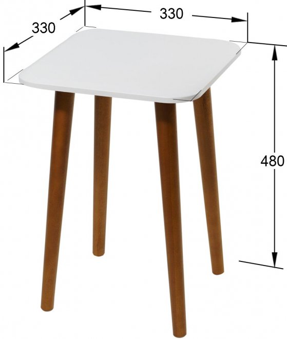 Табурет Персей Белый