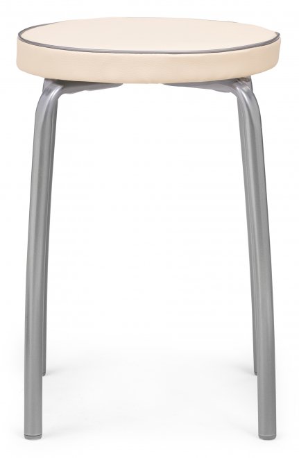 Табурет Яспар 1 слоновая кость / серый