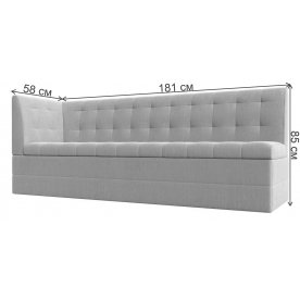 Кухонный диван Бриз левый