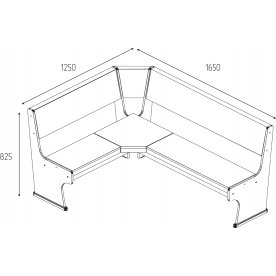 Кухонный уголок Амиго МФ-104.001 груша монтего