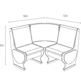 Кухонный уголок Уют-5 Люкс МФ-101.003 ольха