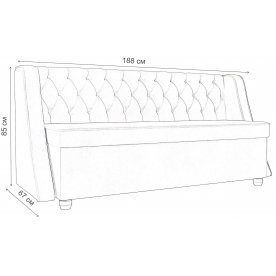 Кухонный диван Браво-Нова