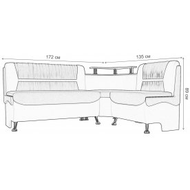 Кухонный диван Сидней