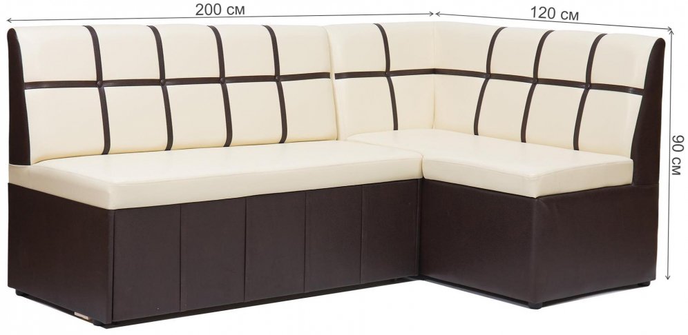 Кухонный уголок Комфорт 7 со спальным местом правый