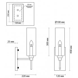 Бра Diatra 4689/1W