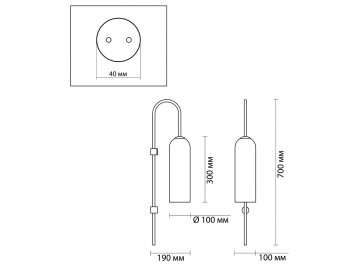 Бра Vosti 4642/1W