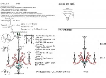 Люстра CATARINA