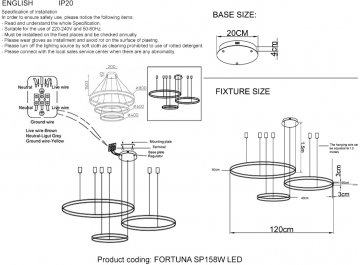 Люстра FORTUNA