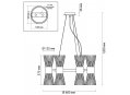Подвесная люстра Dorta 4638/12