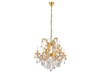 Подвесная люстра LDP 7030-6+3 GD