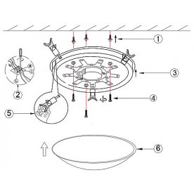 Накладной светильник Palila 40422