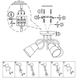 Потолочная люстра Tieka 56185-3D