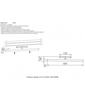 Магнитный трековый светильник CLT 0.33 004 13W WH 4000K