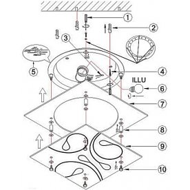 Накладной светильник Ayana 40412
