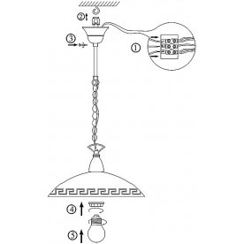 Подвесной светильник Rustica 68840