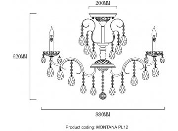 Потолочный светильник MONTANA