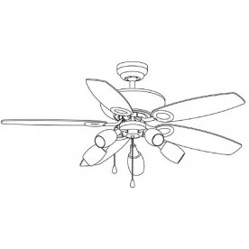 Светильник с вентилятором Jerry 0337