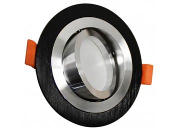 Точечный светильник Duka LDC 8062-D90 BK+SL