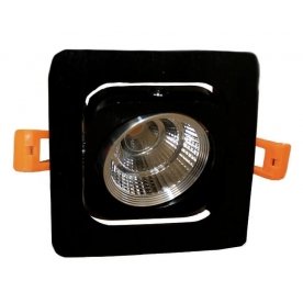 Встраиваемый светильник LDC 8064-SS-7WCOB-L98*W98 SL+BK